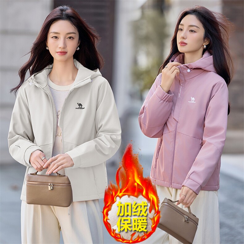 现货秒发2025冬装新款韩版休闲加厚保暖派克服棉衣棉服外套,女装派克服,星宇服饰