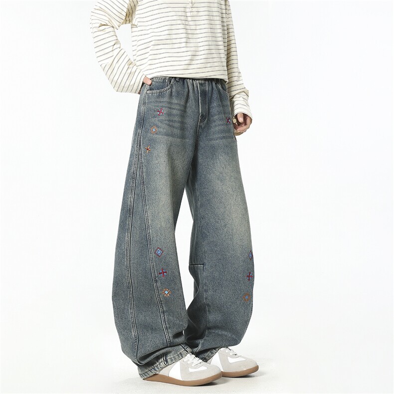 2026春装弯刀裤牛仔裤D309B-K226-P55，男装牛仔裤，电商D309B