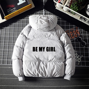 MY16004-P100 加厚加绒连帽棉衣男大码棉服男面包服男图片