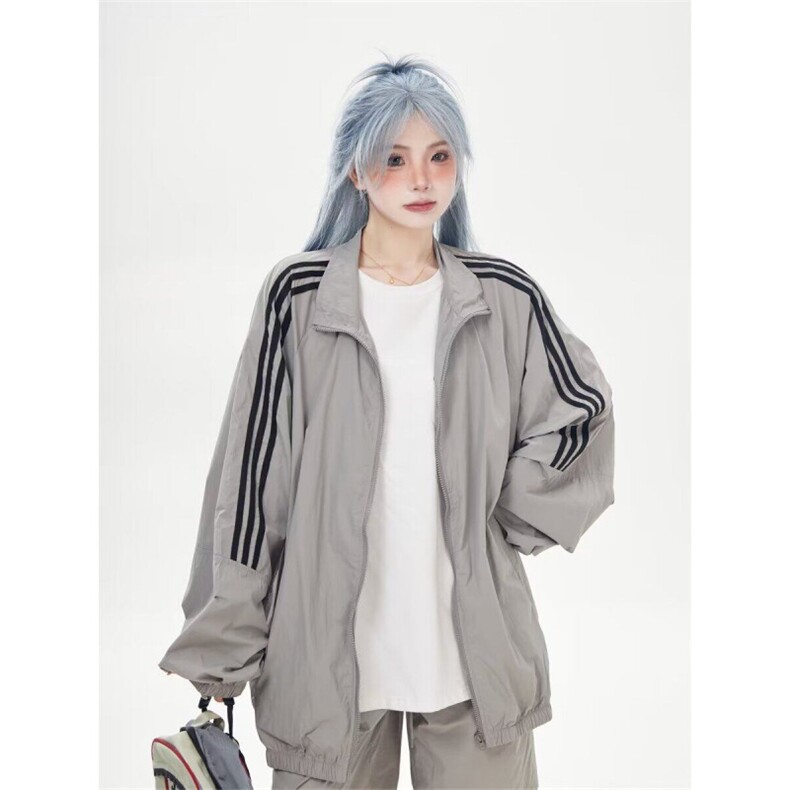 假两件套装防晒衣男女韩版宽松短裤2025夏季ins外套W6561-P65,男装牛仔裤,星座412-1