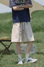 简约时尚潮流夏季短裤宽松复古休闲工装直筒五分裤K373TP35控49，男装牛仔裤，电商A102B