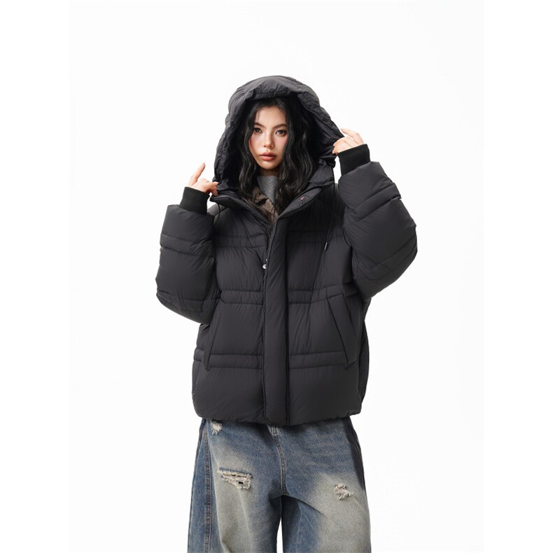 90%绒新标有报告连帽韩版宽松羽绒服上衣Y986/P350现货,男装羽绒服,星座202-3