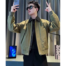 百搭日系夹克外套假两件款慵懒ins潮流简约流行文艺JG61，男装夹克，星座1116A（原606A-3）