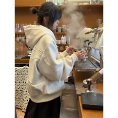 706-1-CWY23-P108现货高质量秋季美式牛角扣格子拼接开衫卫衣，男装卫衣，星座706-1