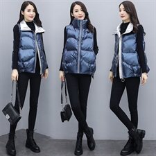 2020冬季新款韩版时尚立领棉马甲,女装棉衣/棉服,千千佰惠, 2020冬季新款韩版时尚立领棉马甲,女装棉衣/棉服,千千佰惠,