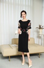 气质连衣裙，女装连衣裙，蓝芝衣秀