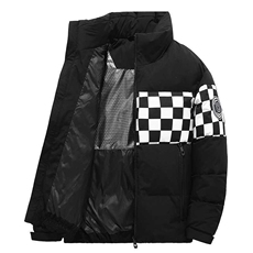 （带报告）90%白鸭绒羽绒服立领棋盘格子加厚外套DB05-P210，男装羽绒服，星座1210A