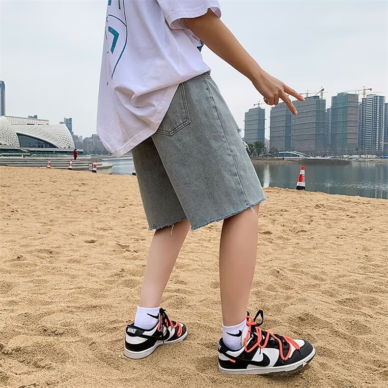 青春流行ins男直筒水洗牛仔裤P35,男装牛仔裤,星座1116-2