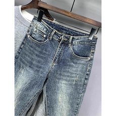 1506-1/KT12601/P51牛仔裤新款弹力修身九分裤韩版潮流简约百搭男，男装牛仔裤，星座1506-1