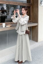 宫廷三件套马甲十衬衣十裙子三件套套裙2C267-118-P205-K295图片