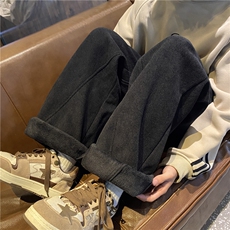 冬季新款保暖加绒百搭灯芯绒宽松休闲裤B315-K903JR-特P40控78，男装休闲裤，电商B315