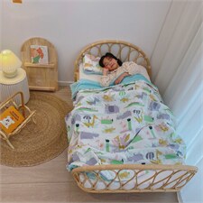 2024新款-40支贡缎3D豆豆绒被套毯四季款丛林法则，床品套件被套，格格屋家纺（原汀滢家纺）
