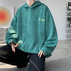 现货 WY10079-特P40 控68 秋季新款华棉扎染高品质百搭连帽卫衣图片