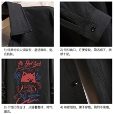 CS15226-P38长袖衬衫男士大码宽松衬衣男寸衫砖墙，男装衬衫，电商A040A