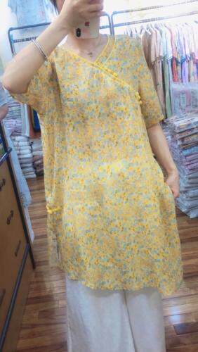 夏季新款苎麻中长款，女装，YNJDD