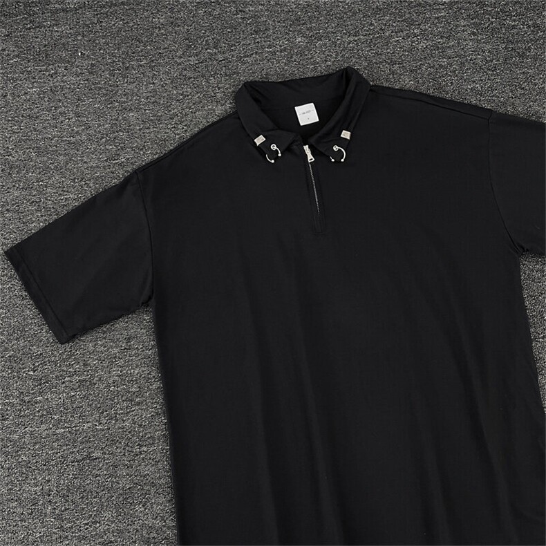 翻领短袖polo衫男潮牌韩版修身潮流新款百搭体恤FT171P38,男装Polo衫,星座1013-1