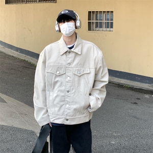 2026年新款百搭布夹克男款春秋季廓形宽松cleanfit外套JK1184-P95图片