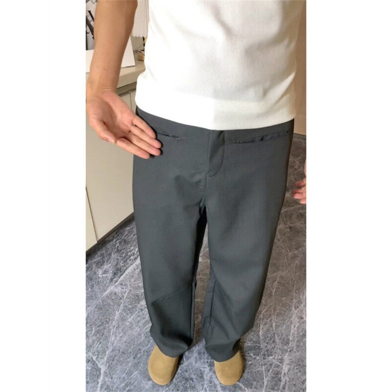 现货（量大价优)~TR原版面料夏季垂感显瘦西装弯刀裤K06018P55,男装西裤,星座1004（原星座815-3）