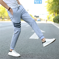 8589高质量男棉质休闲宽松运动裤潮款加肥加大码L-9XLP65，男装休闲裤，星座802