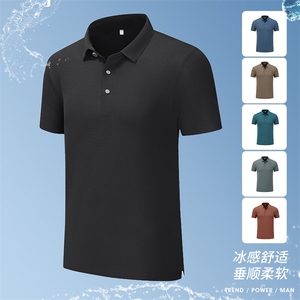 2025年夏季新品 翻领Polo冰丝短袖 锦纶品质HS1367-P38图片