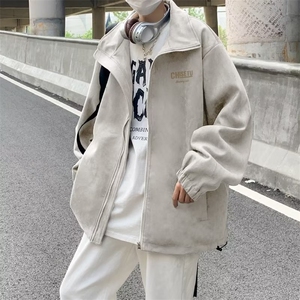 秋季青春流行男双层麂皮绒夹克 JK923 P65图片