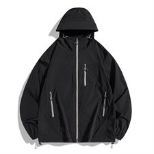 UPF50+有报告凉感轻薄透气宽松大码潮流防晒服DQC659-P48，男装防晒衣，电商B306