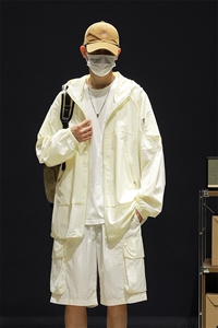 UPF100+有报告 凉感轻薄透气套装防晒服 两件套HS622-P75图片