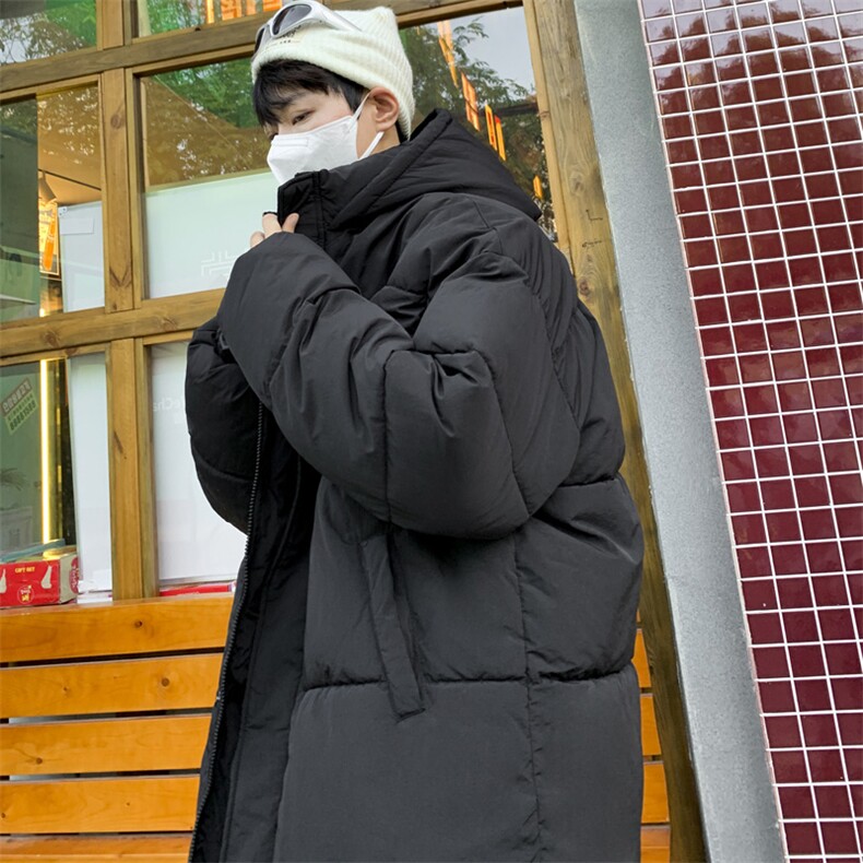 连帽棉衣男士冬季加绒加厚休闲外套面包服棉袄M02P75特批,男装棉衣,电商A157
