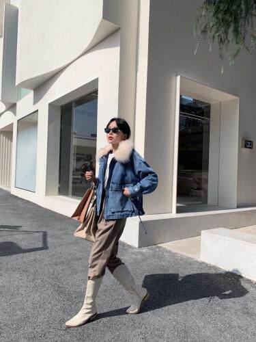 加绒牛仔派克服，其它，转角爱尚