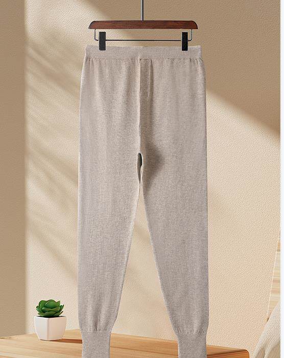 新款裤时尚百搭修身长裤，女装休闲裤，繁盛羊绒