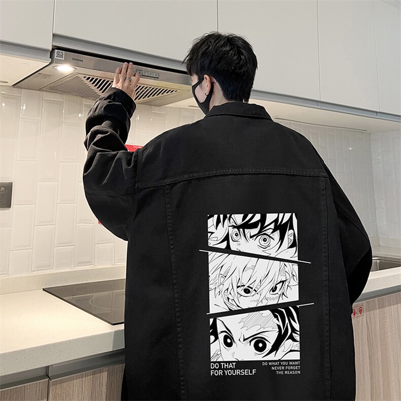 牛仔夹克男大码牛仔外套男茄克NJ77176-P60加绒款-P75,男装夹克,电商A040
