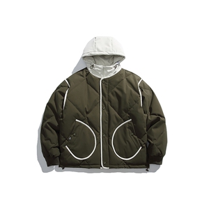 2025冬季新款男日系潮牌连帽白鸭绒羽绒服加厚外套棉衣YR66-F295图片