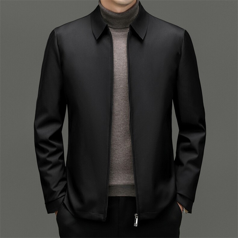 BN23601钱塘2020-2商务简约冬季厚款中年男士85鹅绒羽绒服P215,男装羽绒服,钱塘207-2