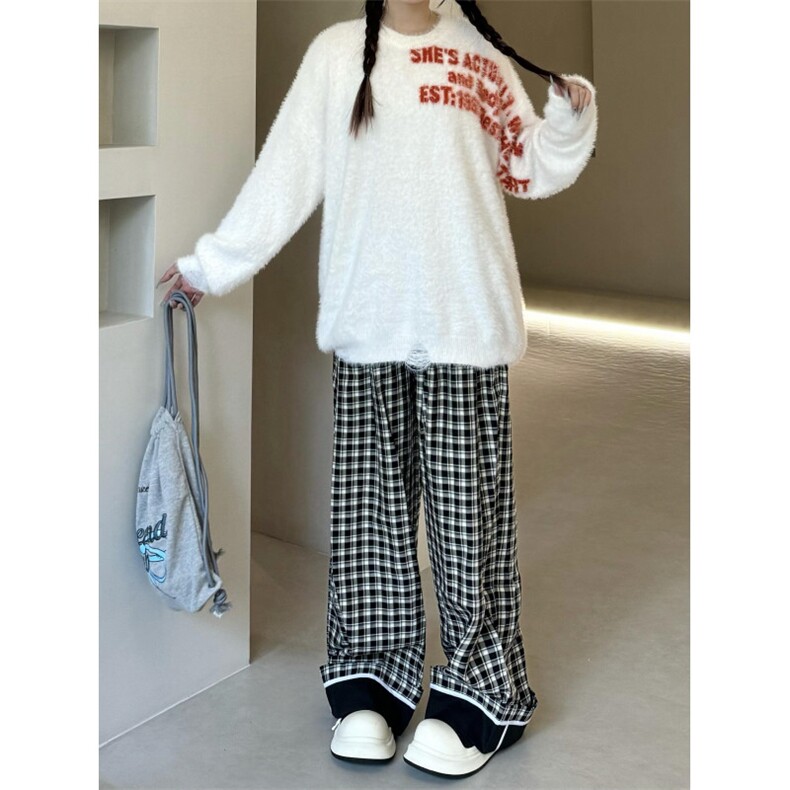 【有货】5516CC-特P55字母提花海马毛毛衣男圆领针织衫外套,男装针织衫/毛衣,星座1007（原301D）