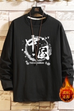 TX3134-P28加绒-P35纯长袖t恤男大码圆领打底衫体恤上衣服，男装T恤，电商A040A