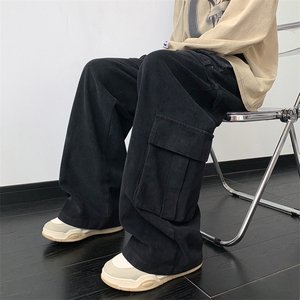 迷彩工装裤男春秋美式vibe裤子潮牌大码直筒裤 XZ514-2-K1556-P73图片