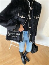 【现货】亮钻精致款毛毛小香，其它，F/TU