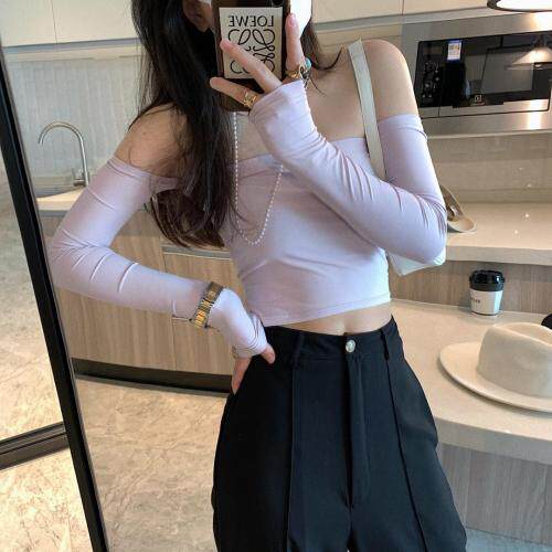 一字领冰袖，女装，XTZ style