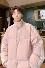 标90白鸭绒简约休闲立领外套纯色潮流加厚羽绒服225-2-Y212，男装羽绒服，星座225-2