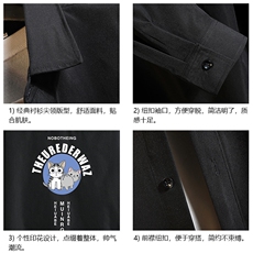 CS15160-P38长袖衬衫男士大码宽松衬衣男寸衫男寸衣，男装衬衫，电商A040A
