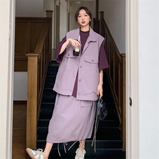 现?货?春款慵懒简约三件套2D151-2517-P225-K308，女装套装/套裙，2D151