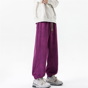 8XL-M春季束脚休闲卫裤男大码痞帅脏脏休闲百搭裤子KZ022特价P40图片