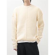 圆领韩版套头针织衫简约休闲百搭宽松潮牌毛衣秋冬男Y0887-P55，男装针织衫/毛衣，星座308B-2