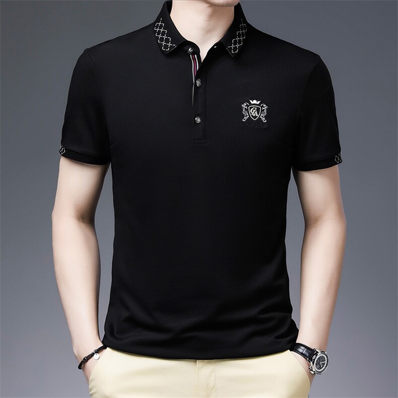 AC808钱塘2020-3夏季男士精品短袖翻领休闲T恤精品主推款P53,男装T恤,钱塘207-3