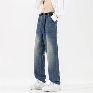 青春流行ins男直筒水洗牛仔裤NB15 P45图片