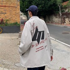 夹克外套春秋季工装上衣新款韩版潮流休闲帅气棒球服W3554-P40，男装夹克，星座512-2