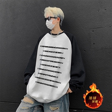 白色拼黑袖（加绒）
