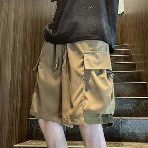 D1042-P33男直筒时尚夏季青春流行五分裤潮流直筒型运动裤潮图片