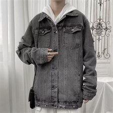 男秋季外套潮牌街头牛仔夹克W318P55，男装夹克，星座1116-2