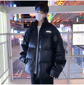 秋冬新款潮牌棉衣ins潮流男立领面包服百搭休闲上衣 W2100-P78图片